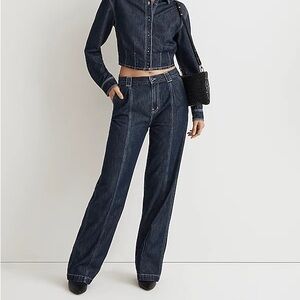 madewell the perfect vintage wide leg jean